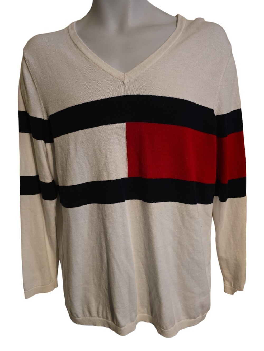 Tommy Hilfiger V-neck Sweater Adult XL